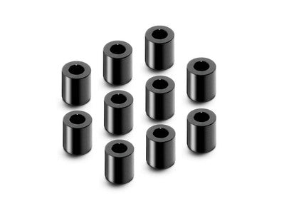 ALU SHIM 3x6x7.0MM - BLACK (10) - RC Hobby Product