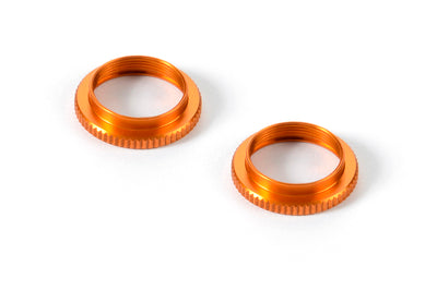 ULP ALU SHOCK ADJUSTABLE NUT - ORANGE (2) - RC Hobby Product