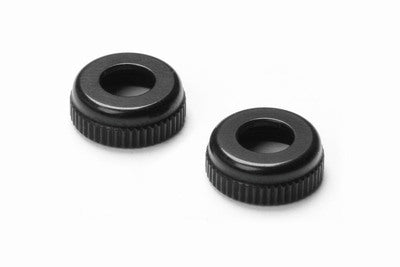 ALU CAP FOR XRAY SHOCK BODY #308322 - BLACK (2) - RC Hobby Product