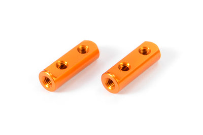 X12 ALU SERVO MOUNT - ORANGE (2) - RC Hobby Product
