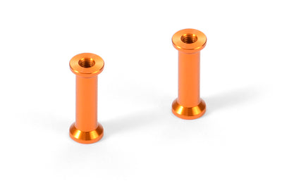 ALU MOUNT 18.0MM - ORANGE (2) - RC Hobby Product