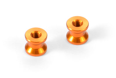 ALU MOUNT 6.0MM - ORANGE (2) - RC Hobby Product