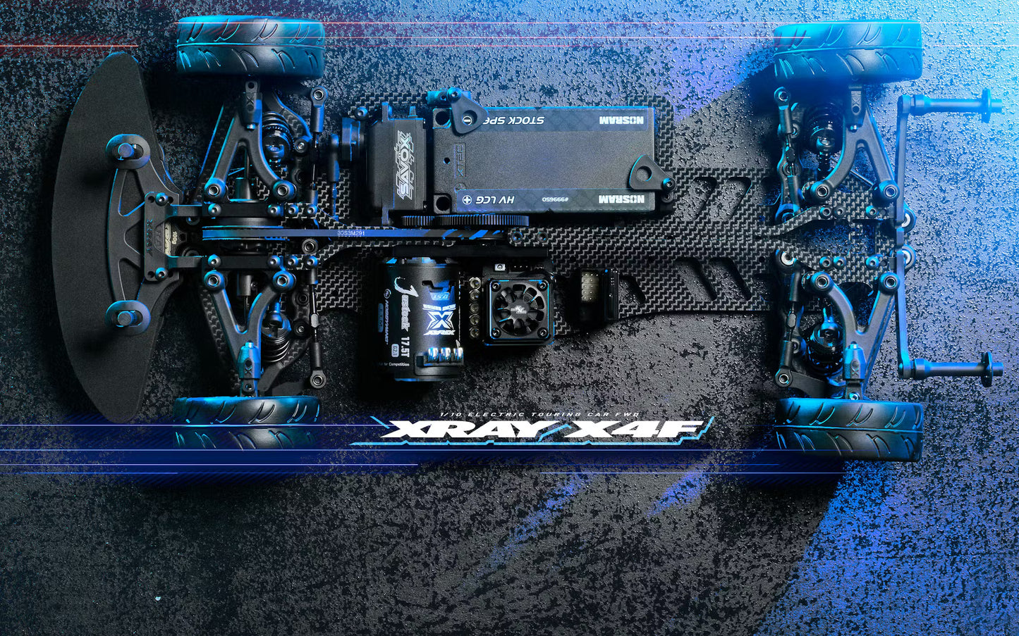 #XR300205 - TEAM XRAY X4F'26 - 1/10 Luxury Electric TC FWD Front