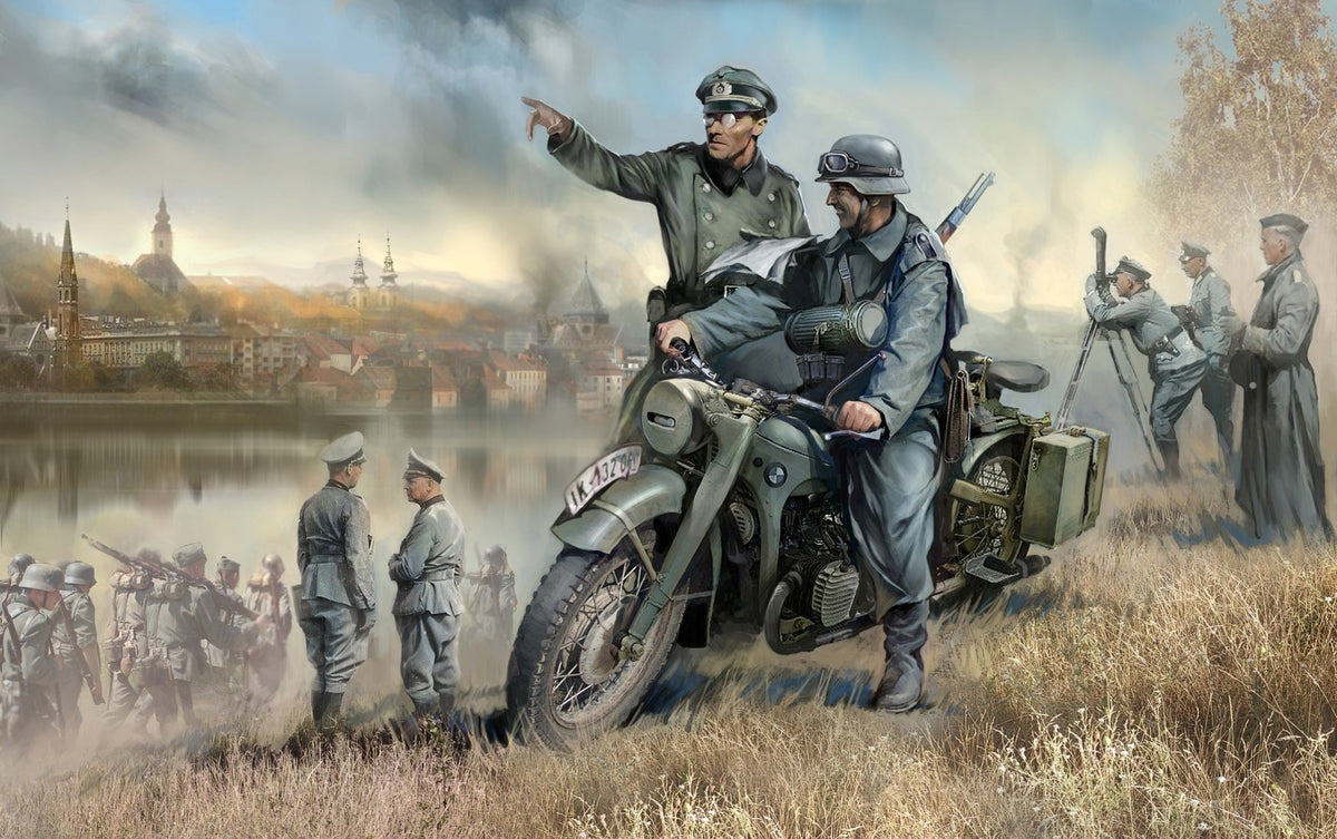 German WWII single Motorcycle R12
