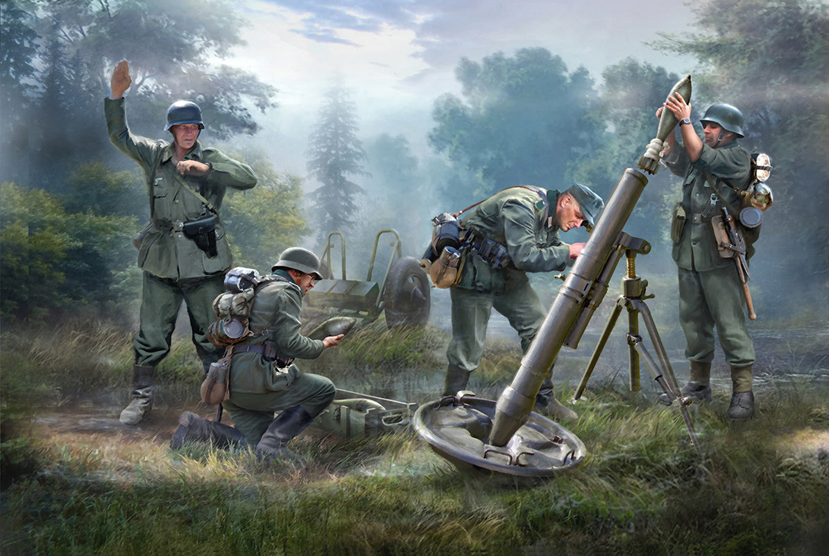 German 120mm Mortar w/Crew