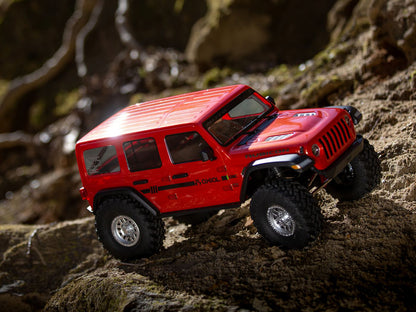 1/10 SCX10III Jeep JLU Wrangler with Portals RTR, Orange