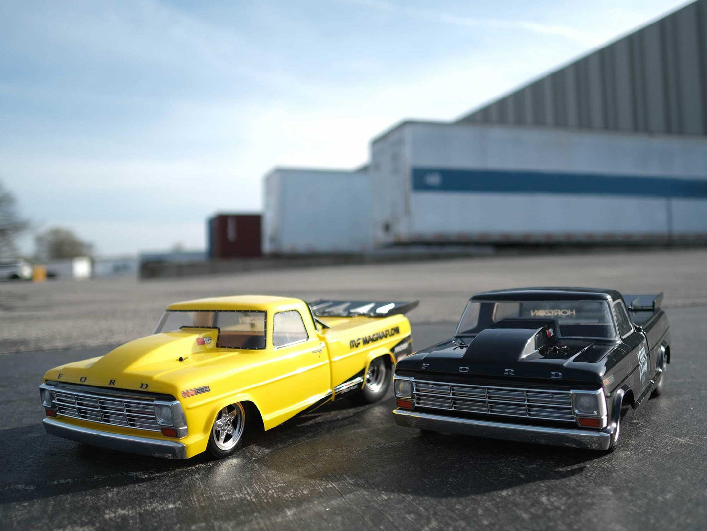 68 F100 22S Drag Car, BL RTR, Magnaflow: 1/10 2WD