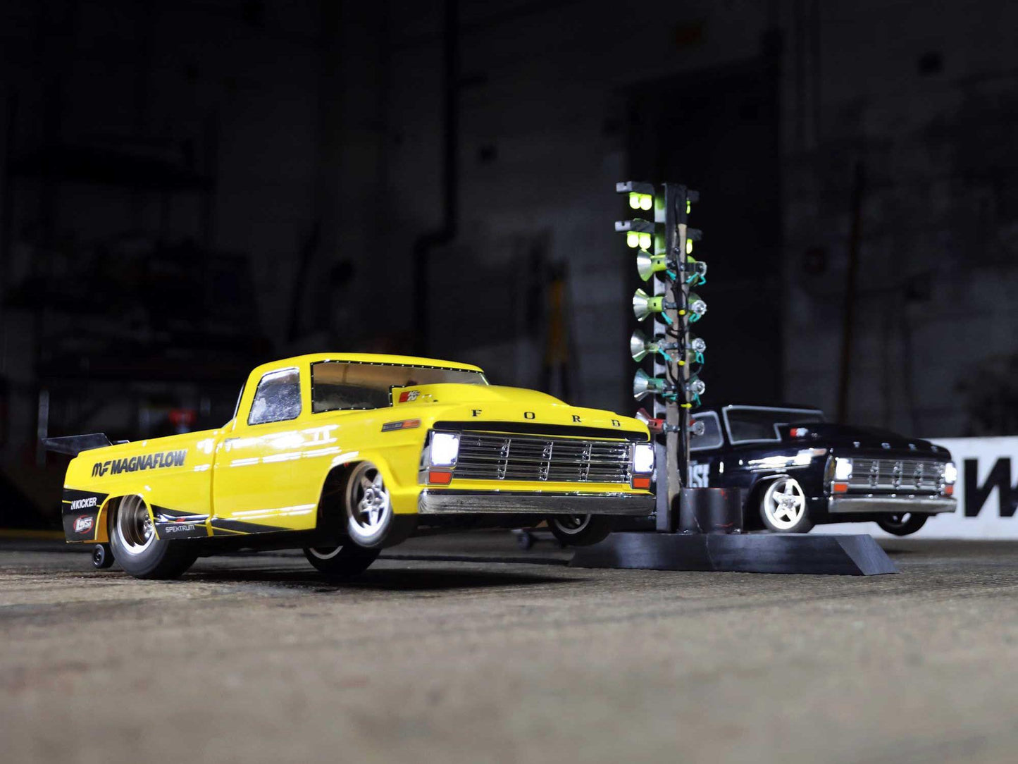 68 F100 22S Drag Car, BL RTR, Magnaflow: 1/10 2WD