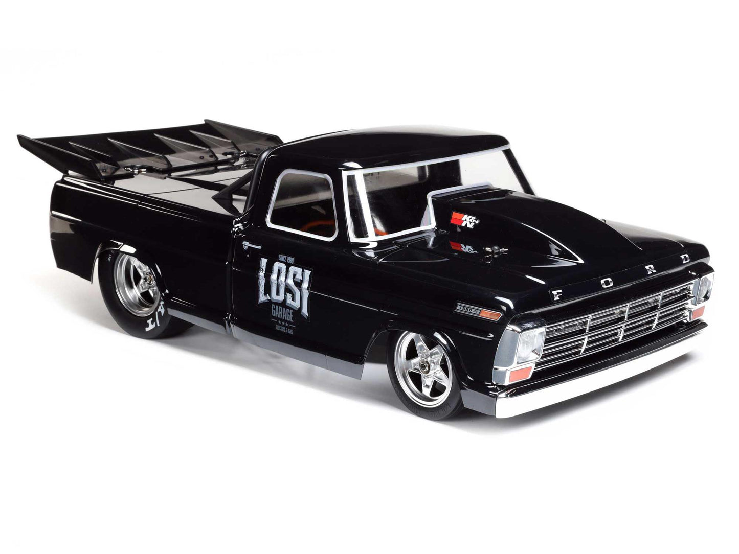 68 F100 22S Drag Car, BL RTR, Losi Gar: 1/10 2WD