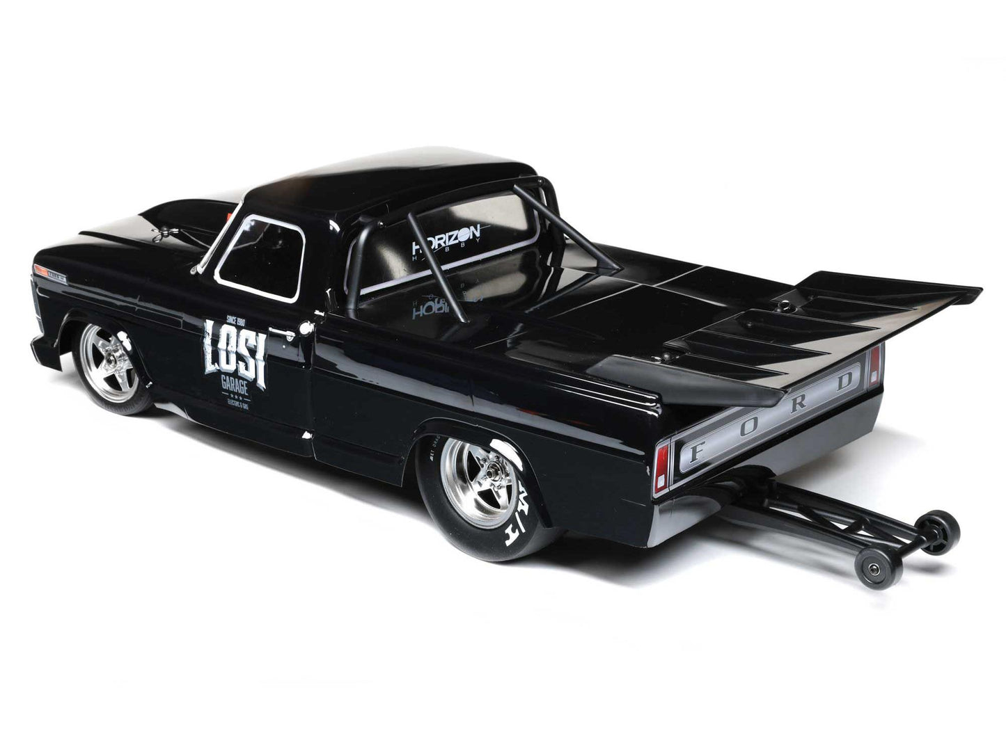 68 F100 22S Drag Car, BL RTR, Losi Gar: 1/10 2WD