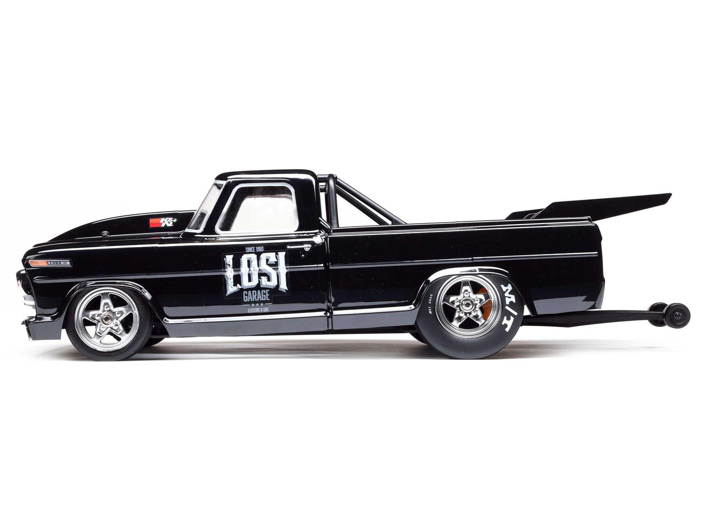 68 F100 22S Drag Car, BL RTR, Losi Gar: 1/10 2WD