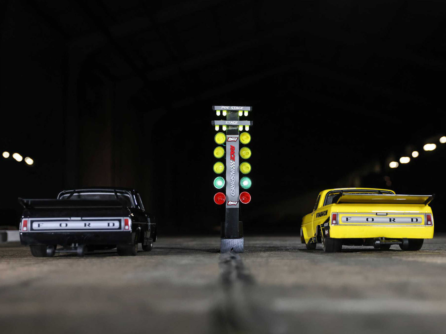 68 F100 22S Drag Car, BL RTR, Losi Gar: 1/10 2WD