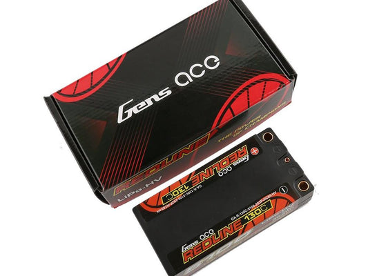 Li-Po HV Car Hard Case 2S2P 7.6V 5100mAh 130C RL Short 5mm