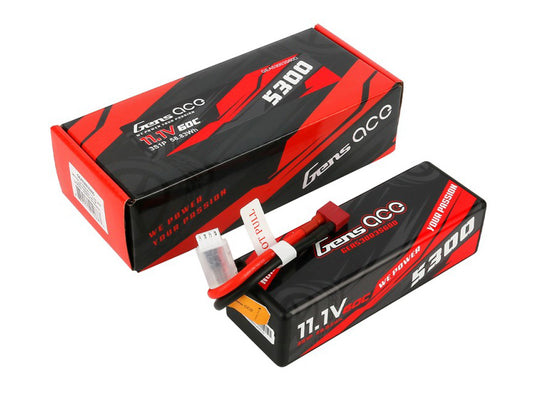Li-Po Car Hard Case 3S 11.1V 5300mAh 60C Bashing with T-Type