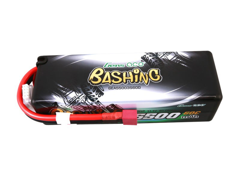 Li-Po Car Hard Case 3S 11.1V 5500mAh 60C with T-Type