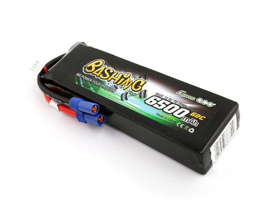 Li-Po Car 3S 11.1V 6500mAh 60C Bashing with EC5