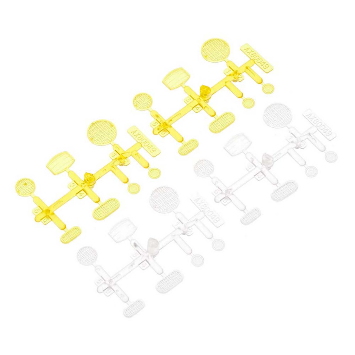 LED Lens Set Yellow/Clear (4)