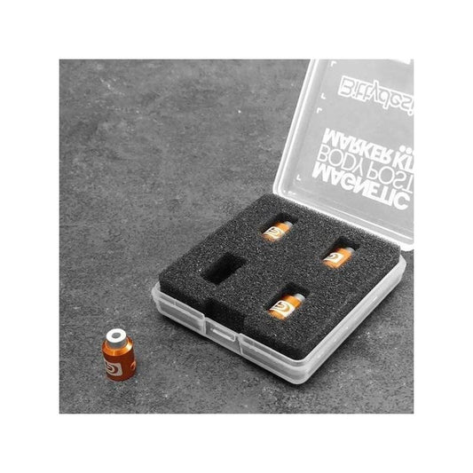 Bittydesign Magnetic Body Post Marker Kit - Orange - 4pcs
