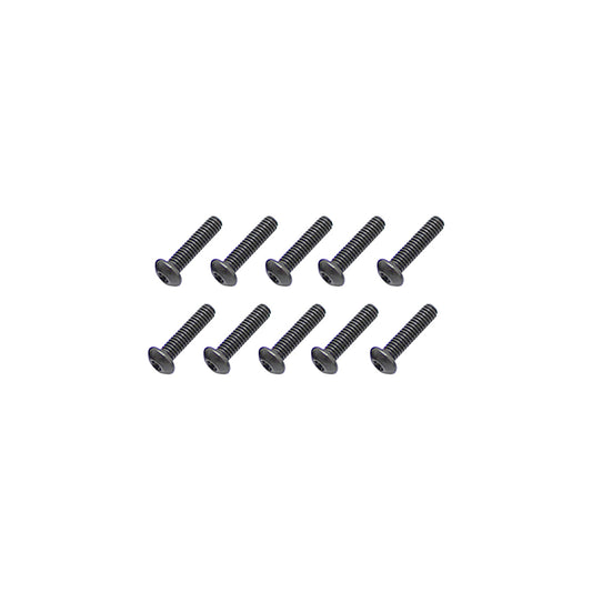 Steel Button Head Hex Screws M3 x 12 pk10