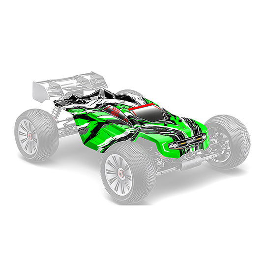 CORALLY POLYCARBONATE BODY SHOGUN XP 6S PAINTED CUT 1 PC - High-Speed RTR RC Truck