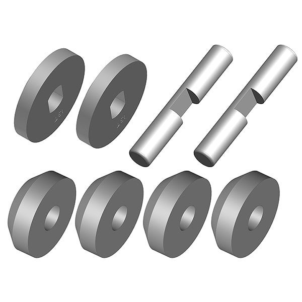 CORALLY PLANETARY DIFF GEARS METAL 1 SET - High-Speed RTR RC Truck