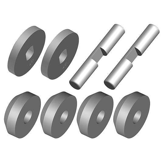 CORALLY PLANETARY DIFF GEARS METAL 1 SET - High-Speed RTR RC Truck
