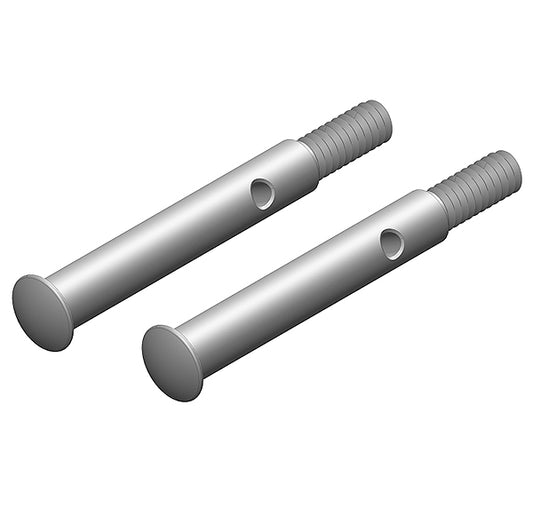 CORALLY WHEEL AXLE FRONT STEEL 2 PCS - High-Speed RTR RC Truck