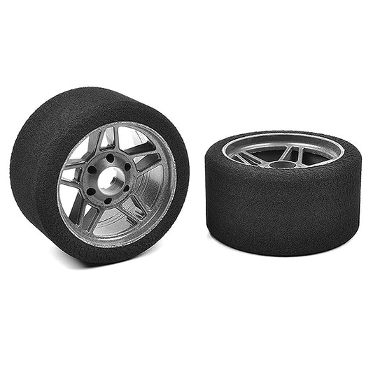 CORALLY ATTACK FOAM TYRES 1/8 CIRCUIT 30SHORE FR CARBON 69mm - High-Speed RTR RC Truck