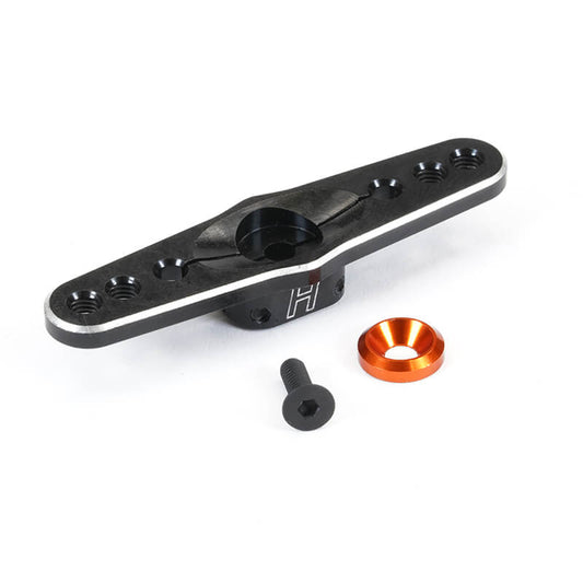 FASTRAX 24T BLACK ALUMINIUM DOUBLE SERVO HORN (HITEC) - RC Hobby Product