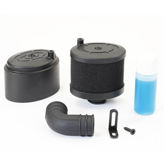 Fastrax Waterproof Air Filter 1/8th w/Air Filter Oil - Black - RC Hobby Product