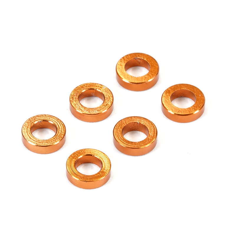 FASTRAX M3 FLAT WASHER GOLD 1.5mm (6) - RC Hobby Product