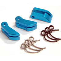 Fastrax Blue Alu. Lightweight Clutch Shoe (Inc 1.0 & 1.1mm Springs) - RC Hobby Product