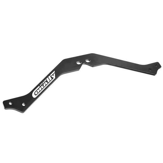 CORALLY CHASSIS BRACE ASUGA XLR CENTER UPPER ALUMINUM 3MM BLACK - High-Speed RTR RC Truck