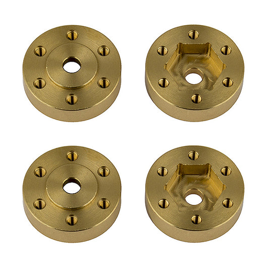 ELEMENT RC FT ENDURO BEADLOCK HEX ADAPTERS, BRASS - RC Hobby Product