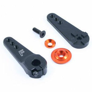 FASTRAX 15T JUMBO BLACK ALUM 3-IN-1 SERVO HORN (SAV/MUL/HI) - RC Hobby Product