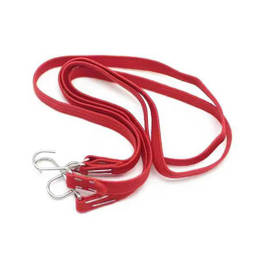 FASTRAX LUGGAGE BUNGEE STRAP 2PC w/HOOKS 400MM - RED - RC Hobby Product