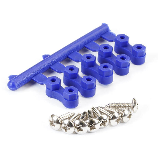 Fastrax Blue Servo Mounts - RC Hobby Product