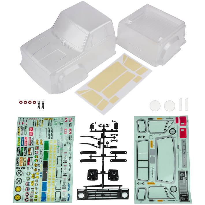ELEMENT RC SENDERO BODY SET, CLEAR - RC Hobby Product