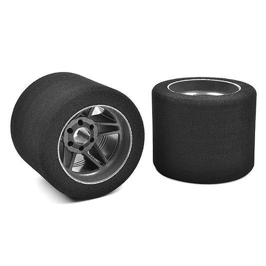 CORALLY ATTACK FOAM TYRES 1/8 CIRCUIT 32 SHORE REAR CARBON R - High-Speed RTR RC Truck