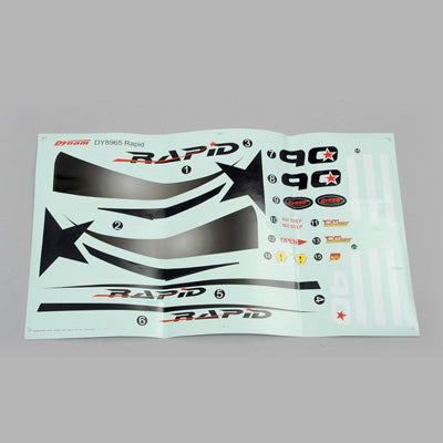 DYNAM RAPID DECAL - RC Hobby Product