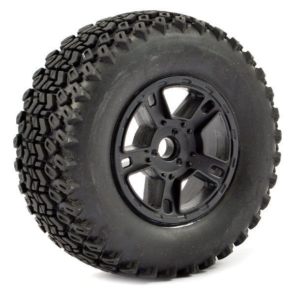 FASTRAX 1:10 SC ZIGZAG MOUNTED 5-SPOKE BLACK (SLASH FR) (PR) - RC Hobby Product
