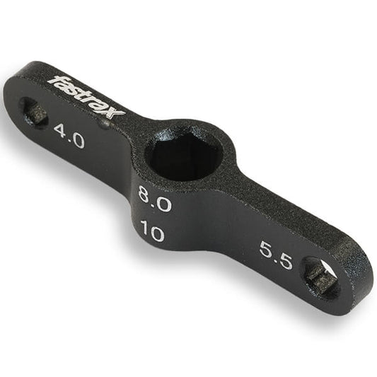 FASTRAX COMBO THUMB NUT WRENCH FOR 4.0, 5.5, 8.0, 10MM - RC Hobby Product