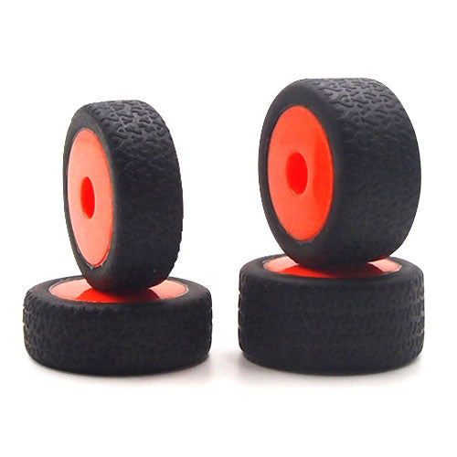 CARISMA GT24B ORANGE WHEELS/ TYRES MOUNTED - RC Hobby Product