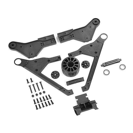 CORALLY WHEELIE BAR '1 WHEEL' 2021 VERSION (SET) - High-Speed RTR RC Truck