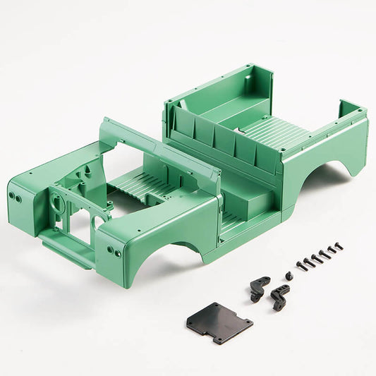 FMS 11202 CAR BODY GREEN PAINTED - RC Hobby Product