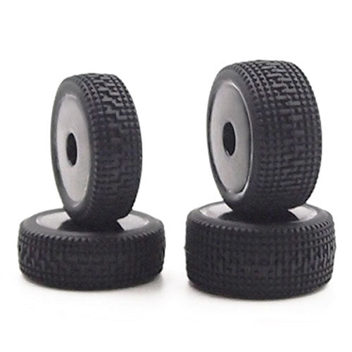 CARISMA GT24R MINI PINS RALLY WHEEL/TYRE SET MOUNTED - RC Hobby Product
