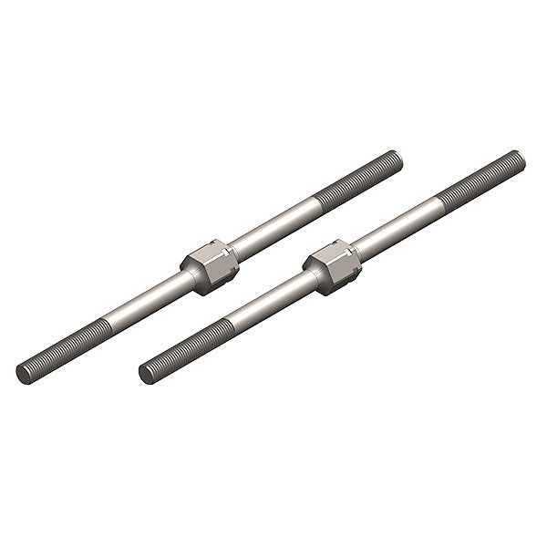 CORALLY TURNBUCKLE M4 92MM STEEL 2 PCS - High-Speed RTR RC Truck