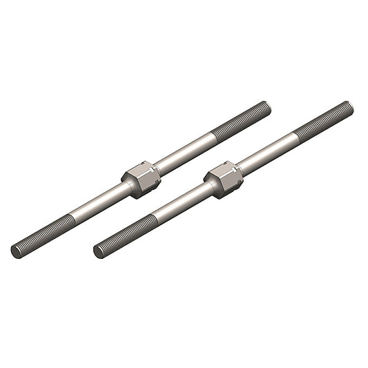 CORALLY TURNBUCKLE M4 92MM STEEL 2 PCS - High-Speed RTR RC Truck