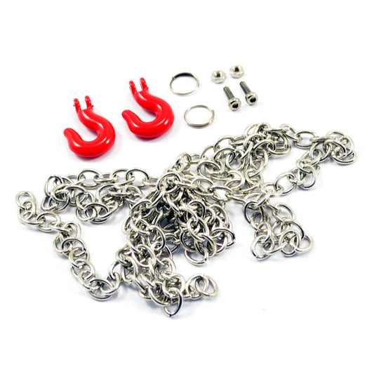 FASTRAX METAL HOOK & STEEL CHAIN SET 800MM - RC Hobby Product