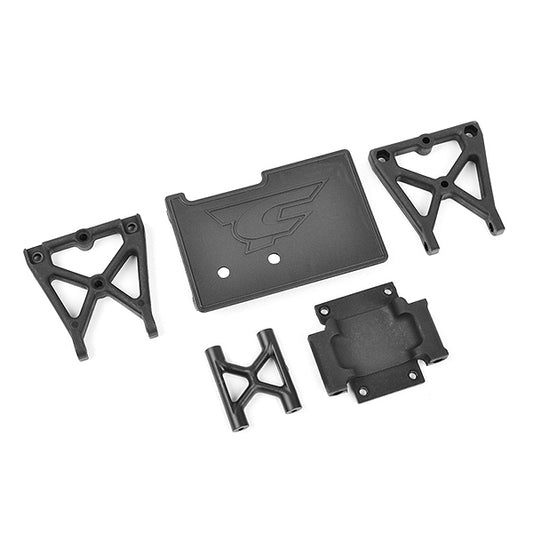 CORALLY CENTER ROLL CAGE MOUNT COMPOSITE 1 SET - High-Speed RTR RC Truck
